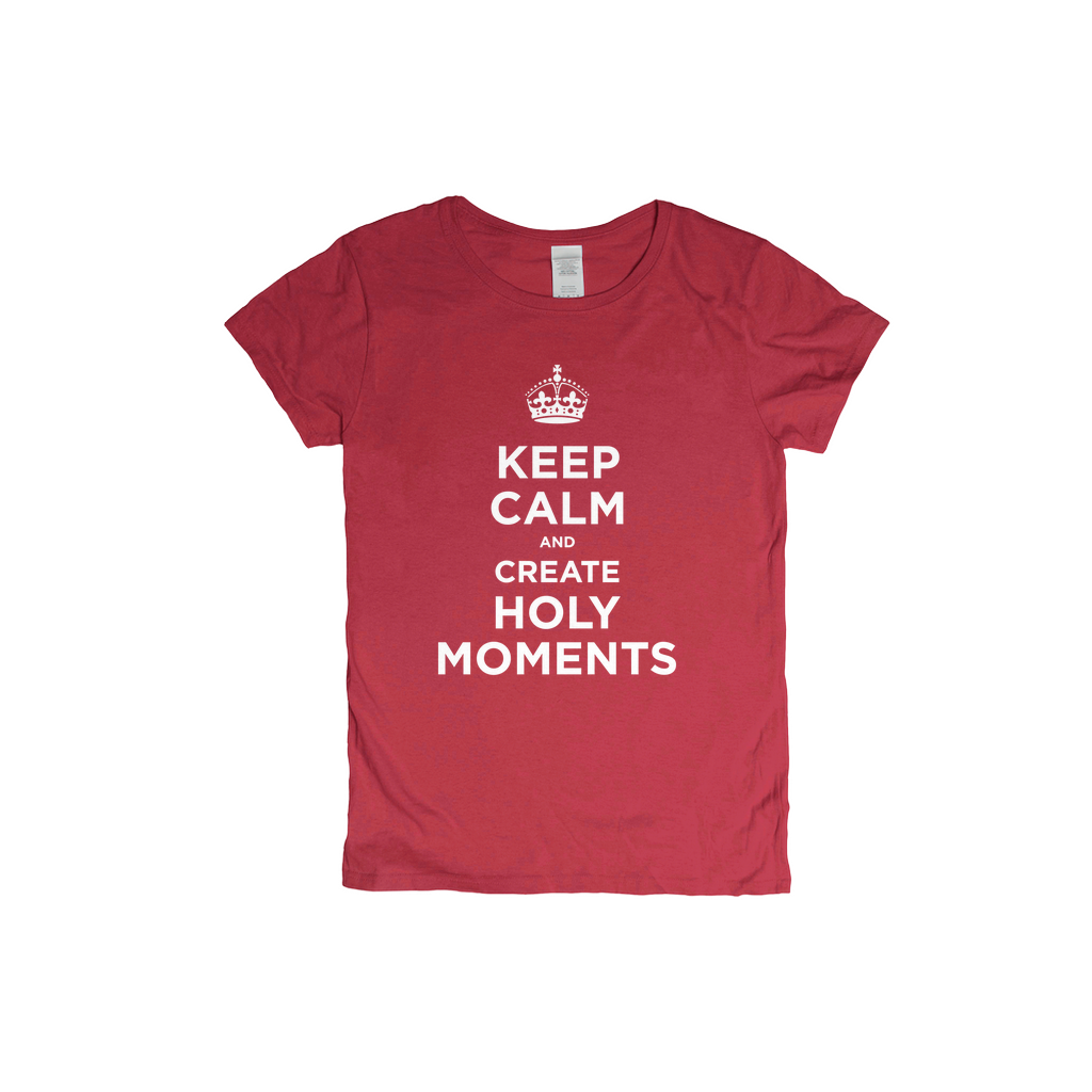 Holy Moments - Keep Calm Women's T-shirt